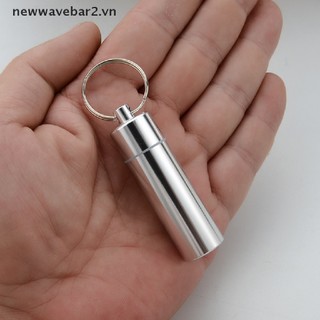 Hộp Đựng Tăm Xỉa Răng Bằng Nhôm Chống Nước Có Móc Khóa Tiện Dụng