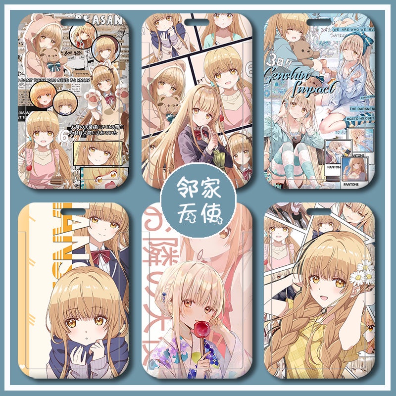 Angel Lord next door Shina Mahiru card holder campus card student meal ...