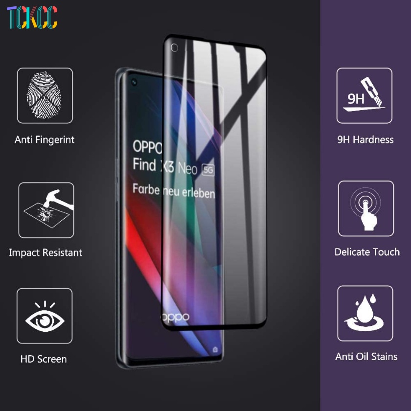 Kính cường lực toàn màn hình cho Oppo Find X6/X6 Pro/X5/X5 Pro/X3/X3 Pro/X2/X2 Pro/X2 Lite/X2 Neo