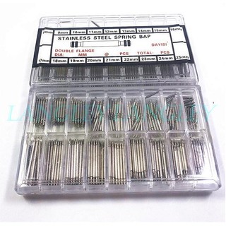 Bộ 360 Chốt Lò Xo Bằng Thép Không Gỉ 8mm-25mm Sửa Chữa Đồng Hồ