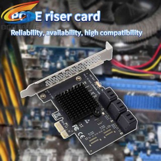 Card Mở Rộng Pcie 1X Sang SATA3.0 6 Cổng PCI-E X1 / X4 / X8 / X16 6Gbps Cho Máy Tính