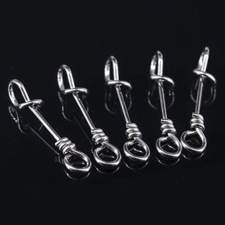 ITRUMPET 50 Cái Đầu nối câu cá bằng thép không gỉ Móc xoay nóng hữu ích