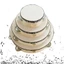 Mya Tambourine dành cho người lớn Chuông trống cầm tay Birch Metal Jingles Bộ gõ