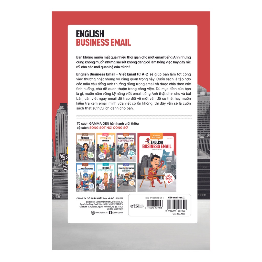 Sách - Sống Sót Nơi Công Sở - English Business Email - Viết email từ A - Z (Gamma)
