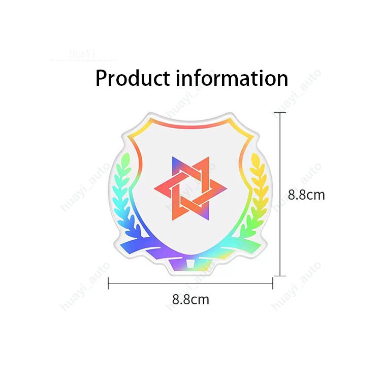 Miếng Dán Logo Màu Laser Trang Trí Thân Xe Hơi Vinfast Vf 8 Vf 9 Vf E34