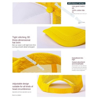 Pokemon hoạt hình in mũ bóng chày thoáng khí Pikachu mũ chống nắng lưới polyester mũ xe tải có thể điều chỉnh mũ bóng chày quà tặng