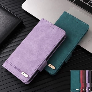 Bao Da Samsung Galaxy Z Fold 4 Fold3 Fold2 Điện Thoại Nắp Gập Từ Tính Tích Hợp Ví Và Ngăn Đựng Thẻ Cho