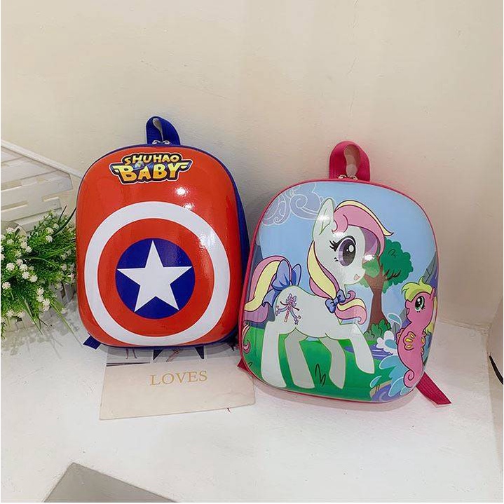 Balo Đi Học Cỡ Lớn In Họa Tiết Doraemon / Kỳ Lân Xinh Xắn Cho Bé Mẫu Giáo