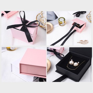 Hộp Giấy Đựng Trang Sức / Thẻ / Vòng Cổ Màu Trơn Sáng Tạo