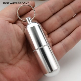 Hộp Đựng Tăm Xỉa Răng Bằng Nhôm Chống Nước Có Móc Khóa Tiện Dụng