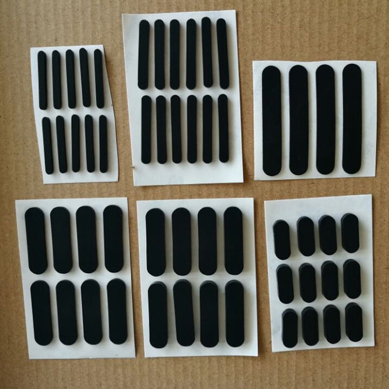 10 Cái Chiều Dài 10-33mm Chống Trơn Trượt Tự Dính Silica Gel Hình Bầu Dục Thảm Tủ Thiết Bị Chân Miếng Lót Sàn Bảo Vệ Đồ Nội Thất Bàn Và Ghế Chống Trơn Trượt Giảm Sốc Chiều Rộng 3-4mm