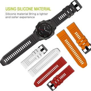 Dây Đeo Silicon 22mm 26mm Tháo Gỡ Nhanh Cho Garmin Fenix 5 5X Plus 6 6X 7 7X / Forerunner 745 935 945 955 / instinct 2