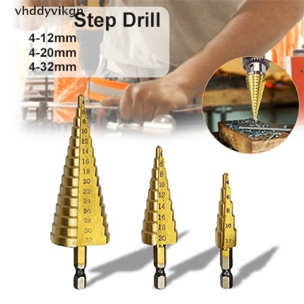 Mũi Khoan Lỗ Hình Nón Lớn Bằng Thép HSS 4-12 / 20 / 32mm