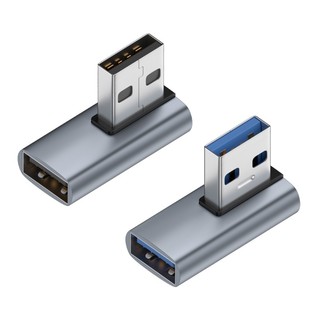 Charmantcc1 USB 3 0 Nam sang Nữ 90 Độ Góc Mở Rộng Adapter USB Lên Trên