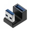 Đầu nối USB 3.0 Bộ chuyển đổi góc dọc trái phải lên xuống 90 độ