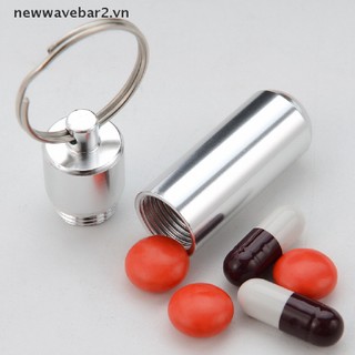 Hộp Đựng Tăm Xỉa Răng Bằng Nhôm Chống Nước Có Móc Khóa Tiện Dụng