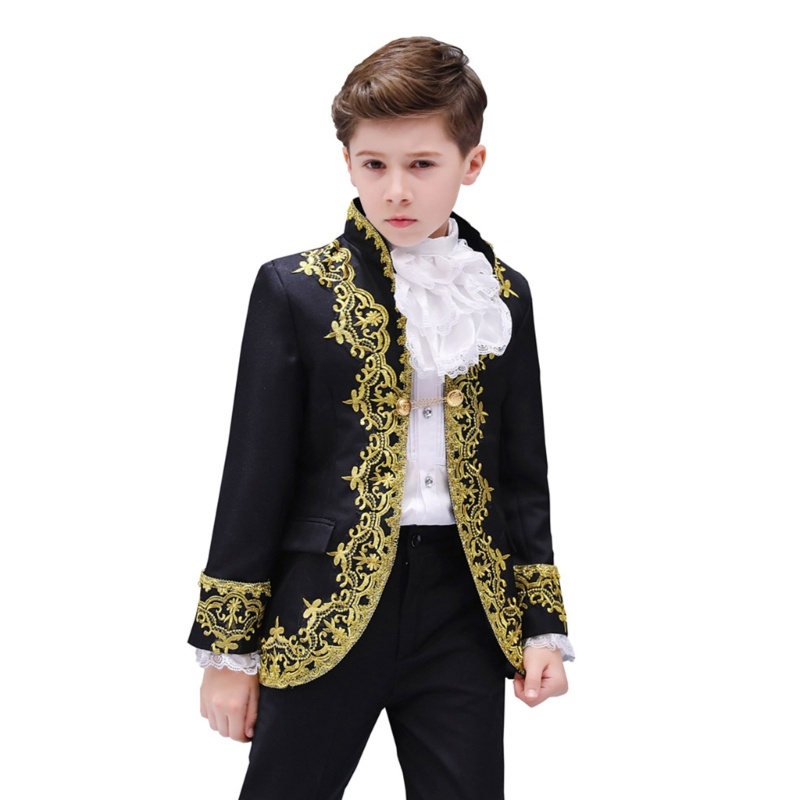 YOIOIOI Unisex Trang Phục Hóa Trang Phụ Kiện Còng Và Ren Xù Satin Jabot Bộ Cổ Áo