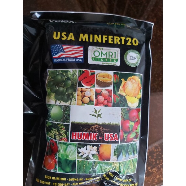 Phân Humic Mỹ Hữu Cơ 95% Acid Powder Dạng Bột ( giao siêu nhanh cam kết ...