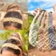 MCODECOVED Macrame Tóc Đi Biển Mũ Tóc Rộng Vintage Turban Headwrap Nhỏ Daisy Bện Dây Co Giãn Tóc Móc Bandana