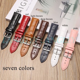 Dây Đồng Hồ Bằng Da Bò Thật 16mm-20mm 16 / 17 / 18 / 19 / 20 / 21mm