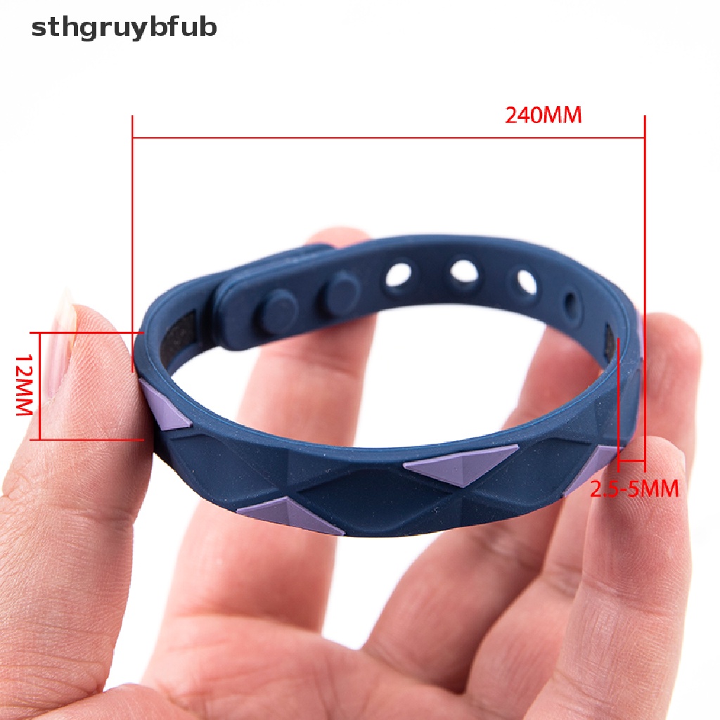 Vòng Tay Silicon Chống Tĩnh Điện Cân Bằng Năng Lượng Ion Âm Phong Cách Thể Thao Cho Cặp Đô