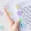 YUJINI 20 Chiếc Kẹp Đẩy Văn Phòng Phẩm Đồ Dùng Học Tập Tin Kẹp Trong Suốt Đa Năng Sáng Tạo Giấy Kiểm Tra Tập Tin Thư Mục