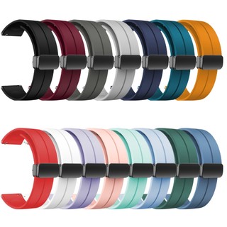 Dây đồng hồ silicone khóa từ tính 18/20/22mm, thay thế thể thao, chống nước, tháo nhanh, phụ kiện đa năng