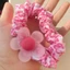 SQ Lotso Hoa sheadline Gấu Dâu Buộc Tóc Dây Kẹp Gấu Cao Su Cô Gái Hoạt Hình Phụ Kiện Dễ Thương