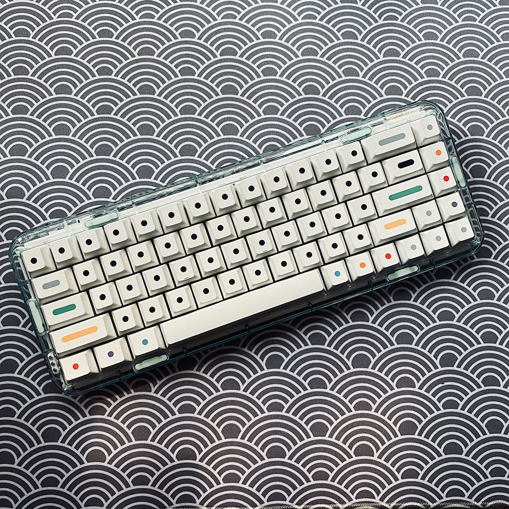 Minimalist Black keycaps  PBT  Dye-sub cherry profile  61/64/68/84/96/980/87/104 keycap set | BigBuy360 - bigbuy360.vn