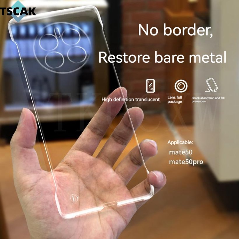 Ốp Điện Thoại Cứng Trong Suốt Cho Huawei Mate 50 40 30 20 Pro P50 P40 P30 P20 Pro Lite Nova 10 9 8 7 6 Pro 9 SE 8 SE 7i 6 SE
