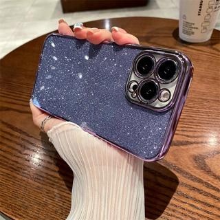 Ốp Điện Thoại Silicon Dẻo Mạ Màu Kim Tuyến Sang Trọng Cho iPhone 11 12 Pro Max 11Pro 12Pro 12Mini