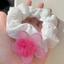 SQ Lotso Hoa sheadline Gấu Dâu Buộc Tóc Dây Kẹp Gấu Cao Su Cô Gái Hoạt Hình Phụ Kiện Dễ Thương