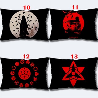 Hoạt Hình Gia Đình Sasuke Itachi Logo Hình Chữ Nhật Gối Anime Nhật Bản Naruto In Một Mặt Polyeste Sofa Đệm Trang Trí Nhà Cửa (Không Có Lõi)
