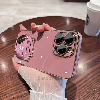 ốp lưng iPhone 14 iPhone 14 Pro iPhone 14 Pro Max iPhone 14 Plus Ốp Điện Thoại TPU Mềm Viền Mạ 3D Có Giá Đỡ Hình Mèo Cho iPhone 14 iPhone 14 Pro iPhone 14 Pro Max iPhone 14 Plus