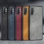 Dành Cho Samsung Galaxy Note 10 / Note 10 Plus Cao Cấp Kinh Doanh Retro Da Cao Su Mềm TPU Ốp Lưng