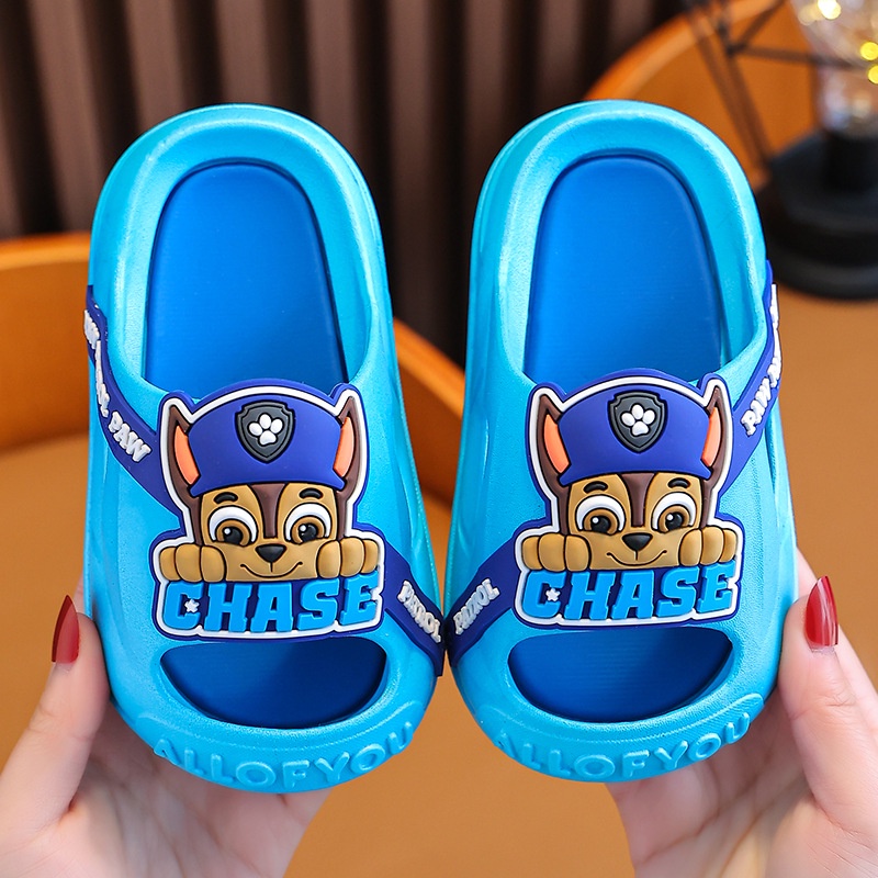 YT2 PAW Patrol Chase Skye Rubble Rocky dép trẻ em Dép bé trai Nhà mùa hè chống trượt phòng tắm bé gái mềm mại Hoạt hình TY2