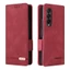 Bao Da Samsung Galaxy Z Fold 4 Fold3 Fold2 Điện Thoại Nắp Gập Từ Tính Tích Hợp Ví Và Ngăn Đựng Thẻ Cho