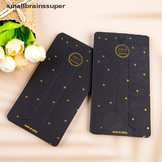 Set 50 Thẻ Giấy In Chữ Màu Vàng Kim Trong Suốt Làm Đồ Trang Sức Thủ Công DIY