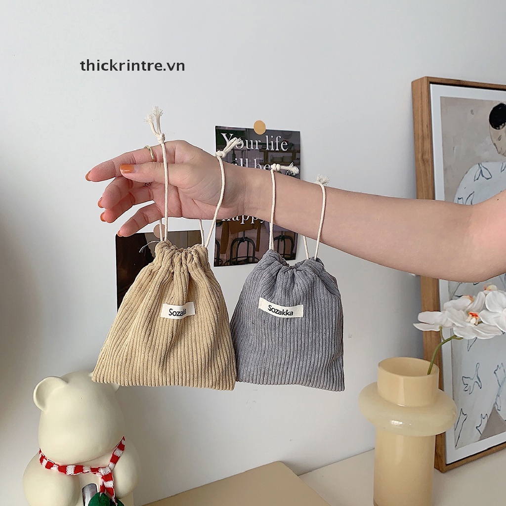 Túi Dây Rút Bằng Vải Nhung Đa Năng Tiện Dụng | Shopee Việt Nam