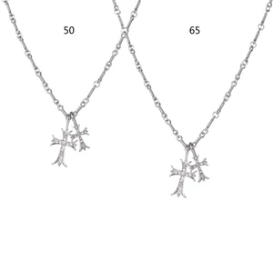 YOI Zircon Chữ Thập Mặt Dây Chuyền Vòng Cổ Xương Đòn Dây Chuyền Vòng Cổ Trang Sức Dành Cho Nữ