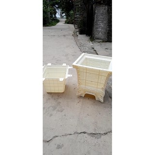 Khuôn đúc chậu vuông rộng 55 cao 62 cm