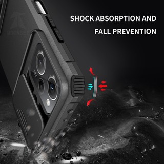 Ốp Điện Thoại Siêu Mỏng Chống Sốc Có Thanh Trượt Bảo Vệ Camera Cho POCO X5 Pro 5G