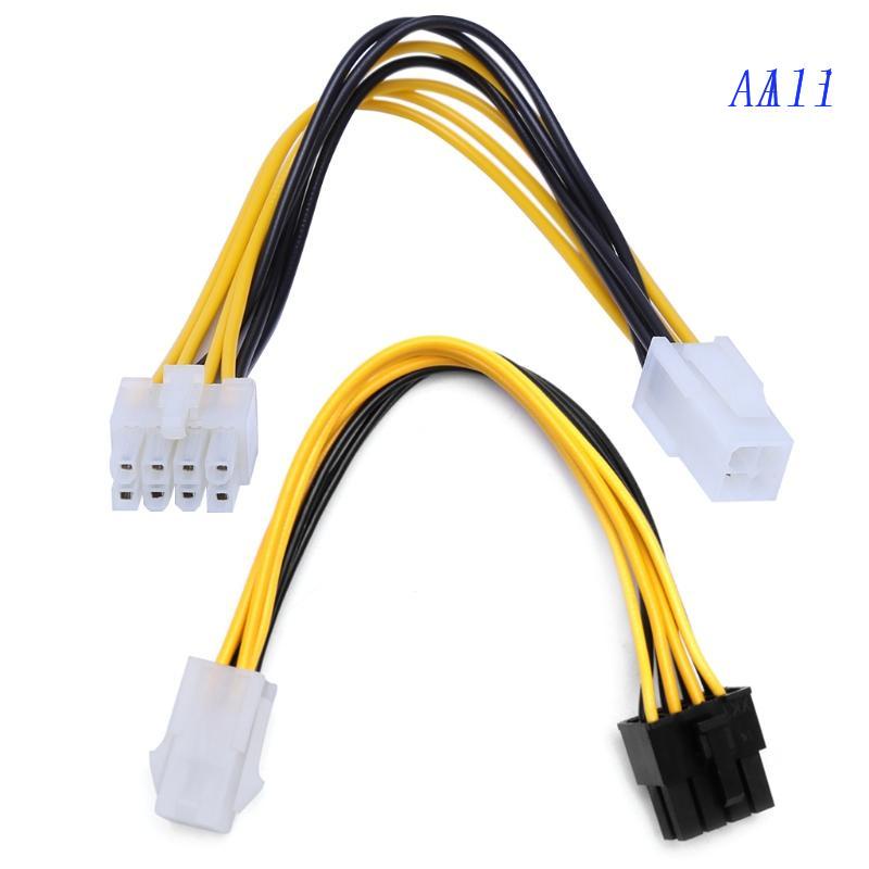 Dây Cáp Kết Nối Nguồn ATX 8Pin Female Sang 4Pin Male PC CPU | Shopee ...