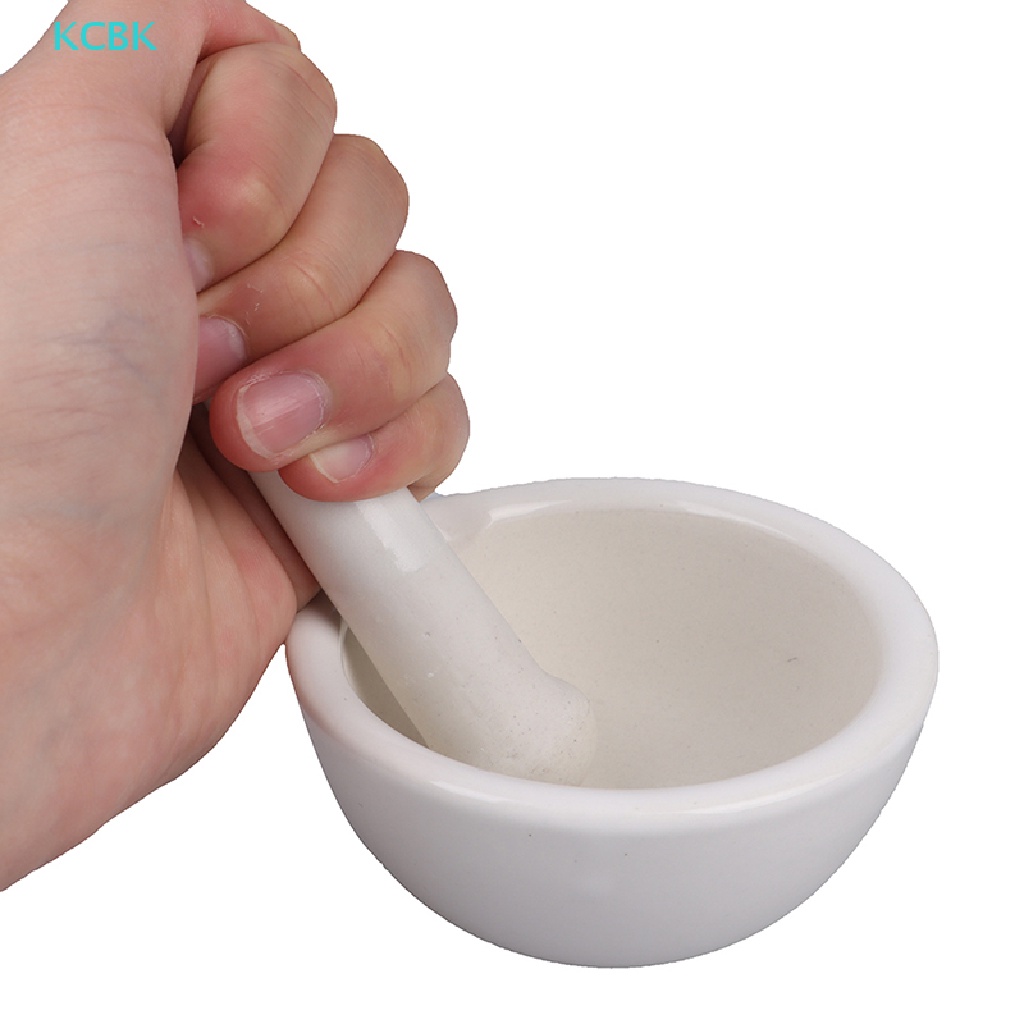 Bộ chày cối giã, nghiền tỏi ớt bằng sứ 60 / 80 / 100mm chất lượng