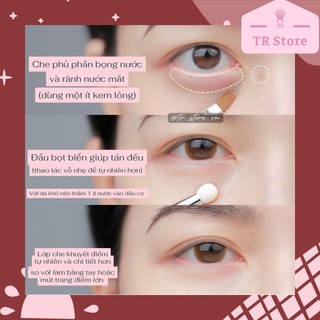 Cọ kẻ mắt và che chuyết điểm Gecomo trang điểm mắt chuyên nghiệp
