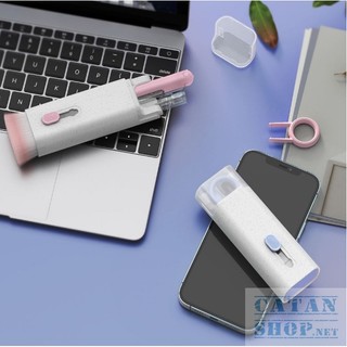 Bộ Dụng Cụ Vệ Sinh Laptop,  Bàn Phím, Máy tính,  7 in 1, Bút Vệ Sinh Tai Nghe Airpod Đa Năng GD702-VS7in1