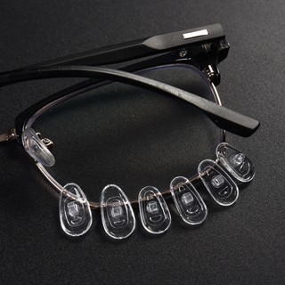 1 Cặp Đệm Mũi Silicon Mềm Thoải Mái Chống Trượt Hình Bầu Dục