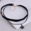 BTF Nữ Hai Hàng Vòng Cổ Choker Ngôi Sao Năm Cánh Chuỗi Xương Đòn Sinh Nhật