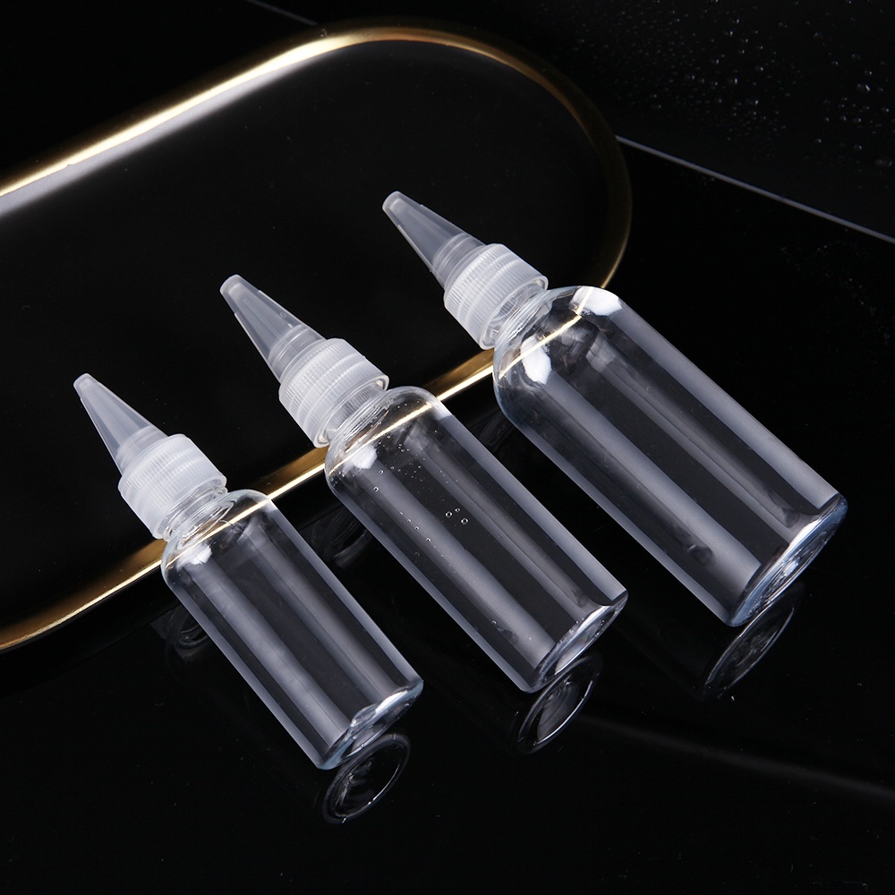 [Đặc trưng] Bình Đựng Dầu Ăn / Giấm Đầu Nhọn Dạng Bóp Trong Suốt 5-120ML Tiện Dụng Mang Theo Du Lịch
