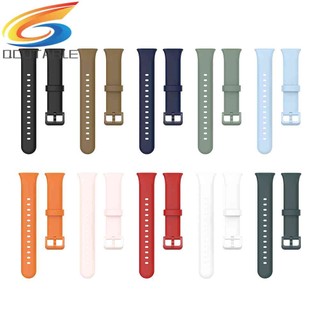 Dây Đeo Thay Thế Chất Liệu Silicon Màu Trơn Cho Xiaomi Mi Band 7 Pro